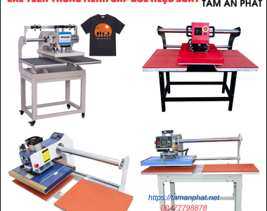 Máy ép chuyển nhiệt tự động 2 mâm cải tiến thông minh gấp đôi hiệu suất