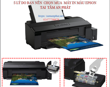 5 Lý do bạn nên chọn mua máy in màu Epson Tâm An Phát