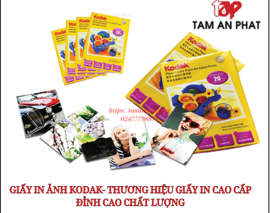 Giấy in ảnh Kodak thương hiệu giấy in cao cấp đỉnh cao chất lượng