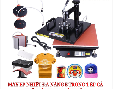 Máy ép nhiệt đa năng 5 trong 1 ép cả thế giới trong tích tắc