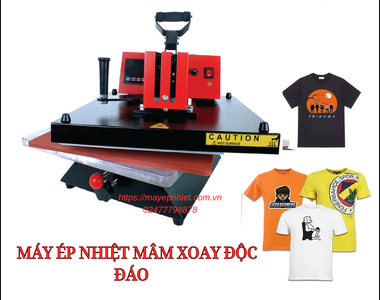 Máy ép nhiệt mâm xoay 38x38 độc đáo, tính năng vượt trội