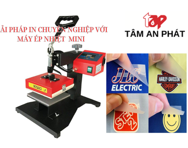Giải pháp in logo chuyên nghiệp với máy ép nhiệt mini giá rẻ