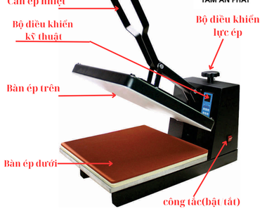 Cấu tạo máy ép nhiệt, nguyên lý hoạt động và ứng dụng