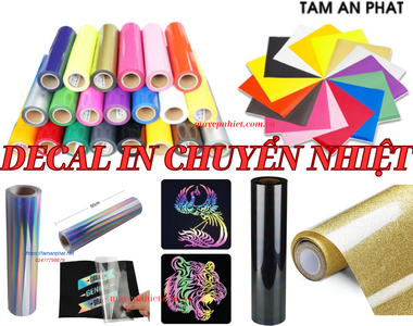 Decal ép nhiệt trên vải: Kỹ thuật Tạo nên những sản phẩm độc đáo