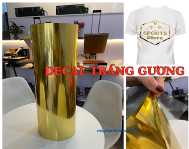 Hướng dẫn in decal tráng gương lên áo siêu đẹp