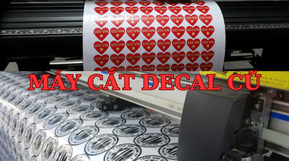 Máy cắt decal cũ - Kinh nghiệm mua máy cắt decal cũ tại hà nội