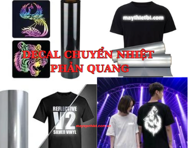 Decal phản quang ép nhiệt - hướng dẫn in decal chuyển nhiệt phản quang