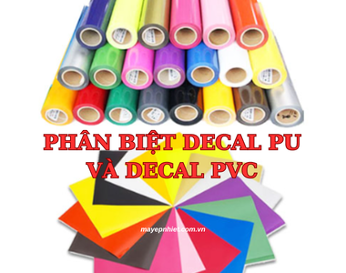 Phân biệt decal PU in chuyển nhiệt và decal PVC chuyển nhiệt