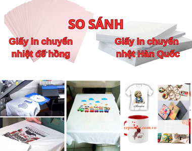 So sánh chất lượng giấy in chuyển nhiệt đế hồng và giấy in chuyển nhiệt hàn quốc