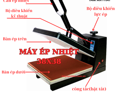 Máy ép nhiệt phẳng 38x38 - Hướng dẫn sử dụng máy ép nhiệt 38x38