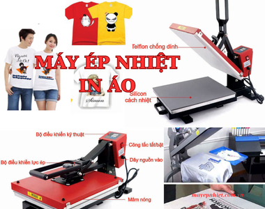 Máy ép nhiệt in áo - Giá máy ép nhiệt áo thun rẻ nhất Hà Nội