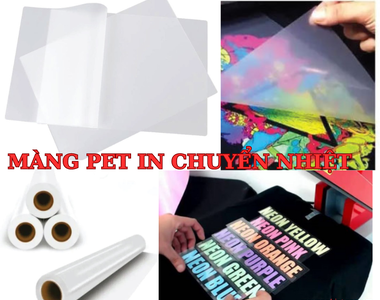 Màng pet in chuyển nhiệt - giải pháp lý tưởng trong in áo tối màu