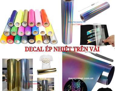 Decal in chuyển nhiệt lên vải giá rẻ - in decal chuyển nhiệt theo yêu cầu