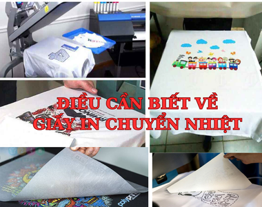 Giấy in chuyển nhiệt và những điều cần biết về giấy chuyển nhiệt