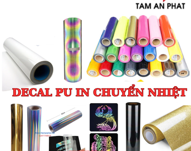 Decal PU in chuyển nhiệt - Lựa chọn lý tưởng cho thời trang chất lượng cao