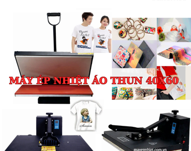Máy ép nhiệt áo thun 40x60 - Sự lựa chọn số 1 cho xưởng in ấn