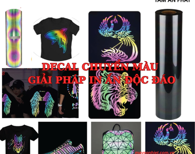 Decal chuyển màu - Giải pháp in ấn độc đáo