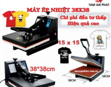 Máy ép nhiệt 38x38 - Chi phí đầu tư thấp mang lại hiệu quả cao