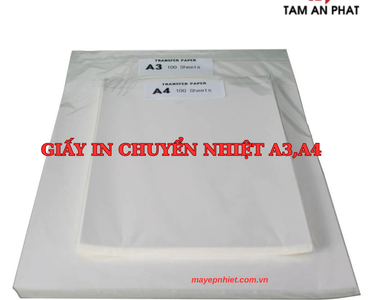 Giấy in chuyển nhiệt A3, A4  - Các loại giấy in chuyển nhiệt chất lượng