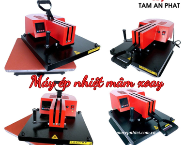 Máy ép nhiệt mâm xoay 38x38