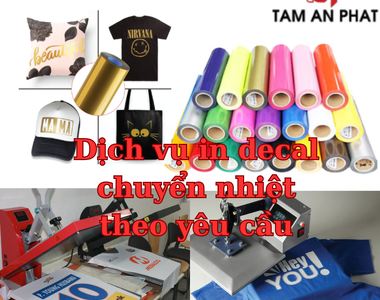 [Hot] In decal chuyển nhiệt theo yêu cầu tại Hà Nội uy tín giá rẻ