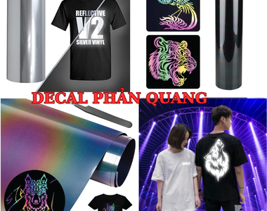 [Tìm hiểu] Decal phản quang in áo và cách in decal lên áo