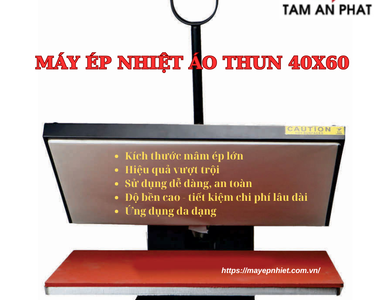 [Hỏi đáp] Có nên đầu tư máy ép nhiệt phẳng 40x60?