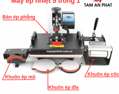 Máy ép nhiệt 5 trong 1 có gì nổi bật?Khám phá ngay!