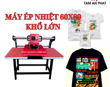 Máy ép chuyển nhiệt khổ lớn - Cách mạng công nghệ in ấn chất lượng cao