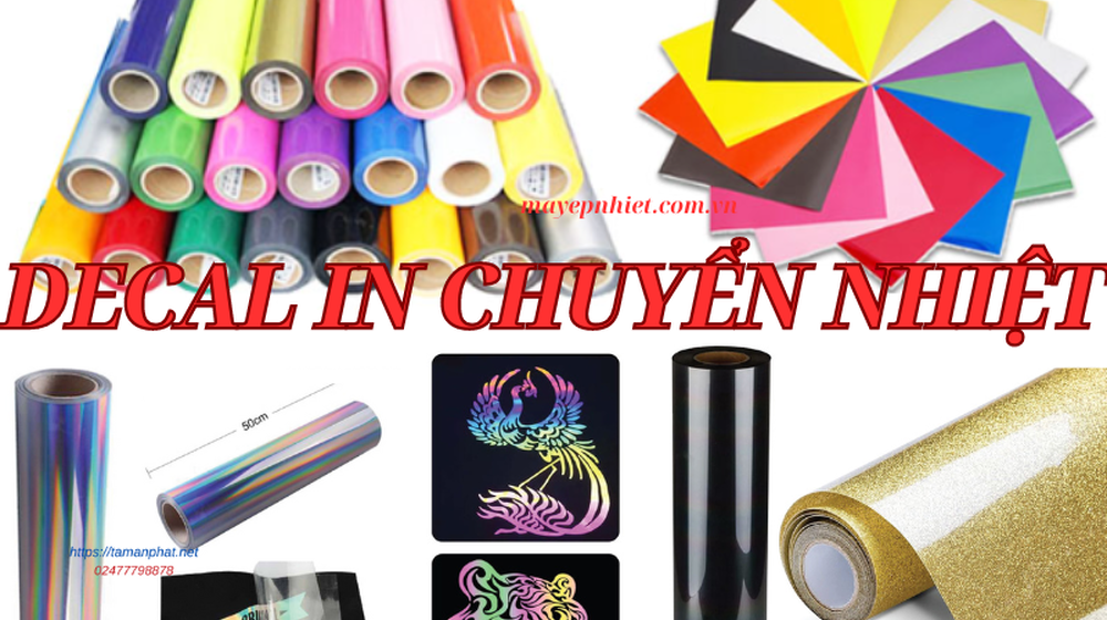 Decal chuyển nhiệt là gì? Các loại decal thông dụng nhất in áo
