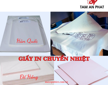 Giấy in chuyển nhiệt là gì? Top 3 giấy in chuyển nhiệt được ưa chuộng