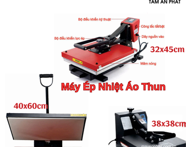 Ép áo thun: nên chọn máy ép nhiệt nào để đạt hiệu quả tối ưu?