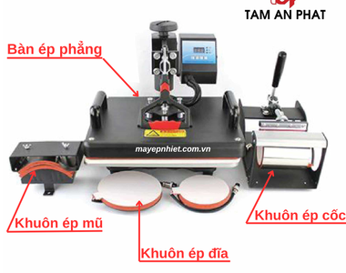 Máy ép nhiệt đa năng – Giải pháp tối ưu cho xưởng in đa năng