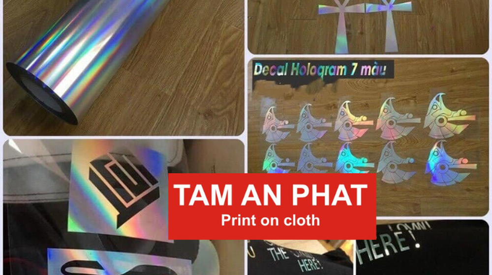 [Cập nhật 2025] Decal chuyển nhiệt đa chiều 7 màu Hologram đẹp lung linh