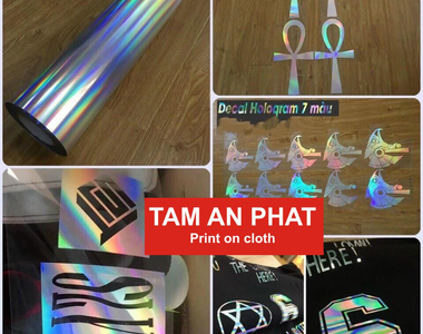 [Cập nhật 2025] Decal chuyển nhiệt đa chiều 7 màu Hologram đẹp lung linh