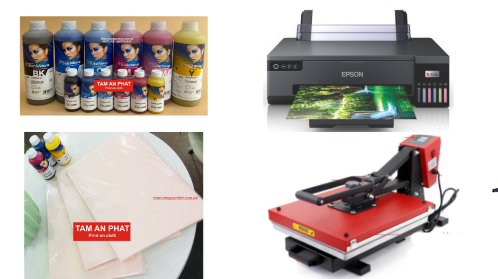 Top Combo Máy Ép – Giấy In – Mực In Cho Người Mới Kinh Doanh In Ấn