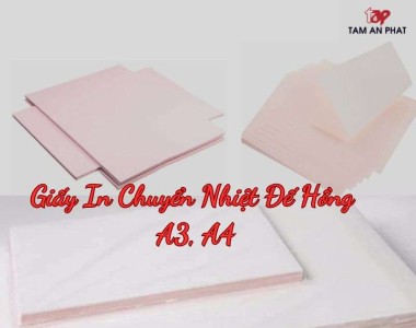 Giấy in chuyển nhiệt đế hồng Hàn Quốc – Lựa chọn in áo sáng màu cực nét!