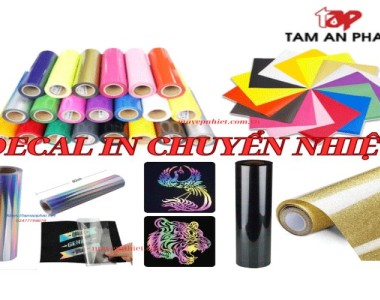 Top 8 decal hiệu ứng in chuyển nhiệt tạo ấn tượng nhất ngành thời trang