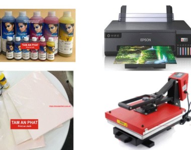 Top Combo Máy Ép – Giấy In – Mực In Cho Người Mới Kinh Doanh In Ấn