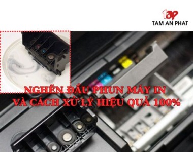 Nghẹt đầu phun máy in và cách xử lý hiệu quả 100%