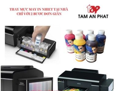Thay mực máy in nhiệt tại nhà đơn giản chỉ với 2 bước