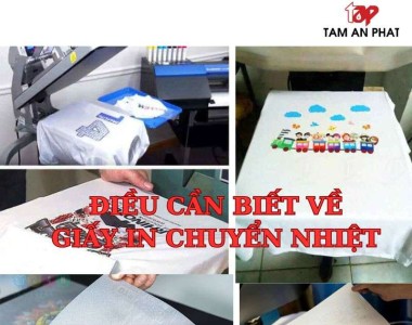 Giấy in chuyển nhiệt và những điều cần biết về giấy chuyển nhiệt
