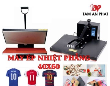 Máy ép nhiệt 40x60 - máy ép nhiệt phẳng và những điều bạn nên biết