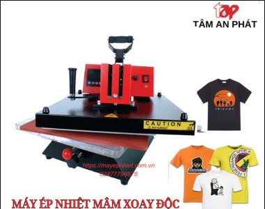 Máy ép nhiệt mâm xoay 38x38 độc đáo, tính năng vượt trội