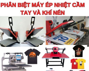 Phân biệt máy ép nhiệt cầm tay và máy ép nhiệt khí nén