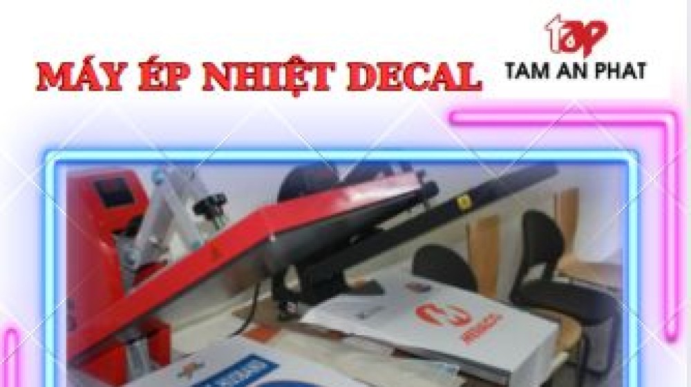 [Tìm hiểu] Máy ép nhiệt decal - in decal lên áo