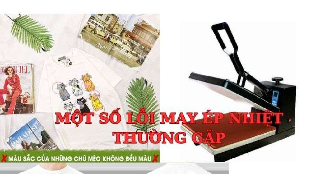 Một số lỗi máy ép nhiệt thường gặp và cách khắc phục