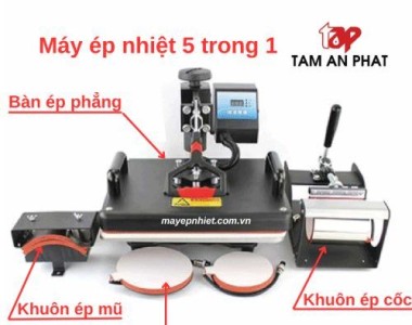 Máy ép nhiệt đa năng – Giải pháp tối ưu cho xưởng in đa năng