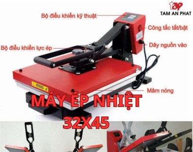 Máy ép nhiệt khổ A3 (32x45): Tại sao bạn nên sở hữu ngay