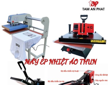 Máy ép nhiệt áo thun: Lựa chọn tối ưu với kích thước thông dụng (32x45, 38x38, 40x60)